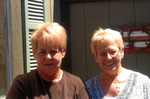 My nana (right) and her sister Paula (left) reunited after 12 years
